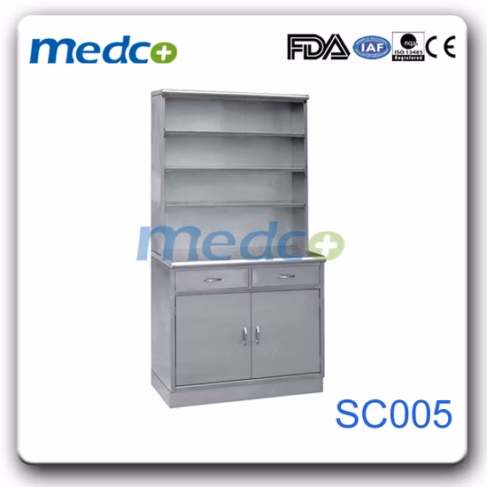 Grade Medical Cupboard Stainless Steel Hospital Cabinet