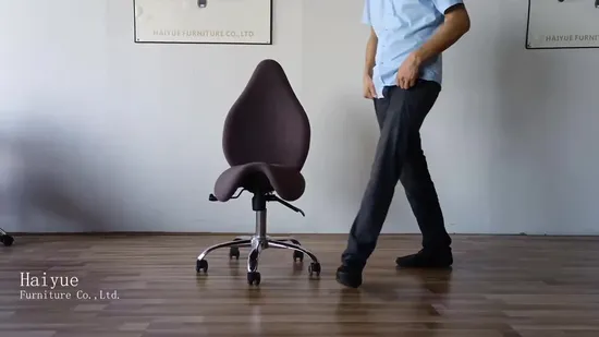 Adjustable High Back Dentist Doctor Seating Saddle Chair for Office