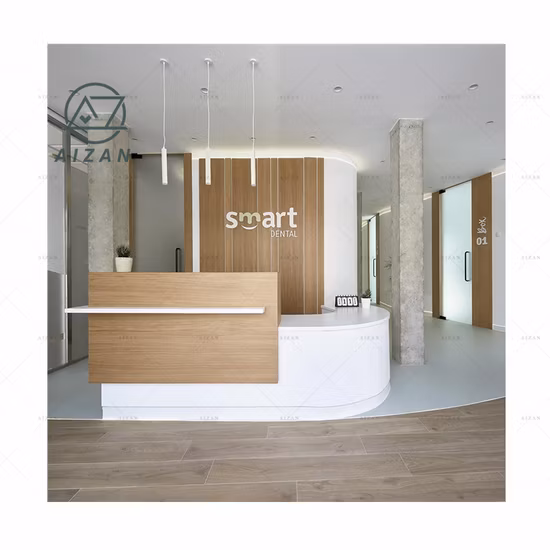 Cabinet Easy Disinfection Hotel Furniture Hospital Nurse Station Reception Counter