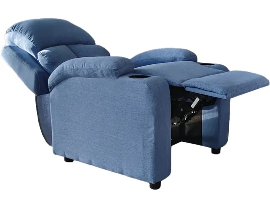 European Style Push Back Metal Lift Recliners Single Powered Recliner for One Motor