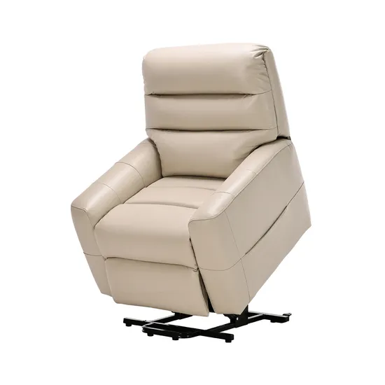 Stylish Leather Recliner with Heated Features and Modern Design
