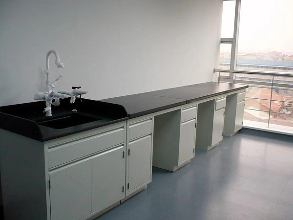 Steel (SECC) Laboratory Furniture Workbench HPL Medical Cabinet