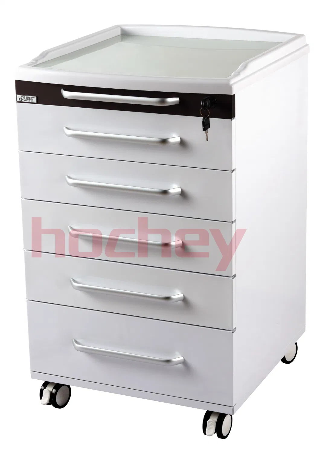Hochey Medical ABS Countertop Stainless Steel Body Mobile Cart Dental Cabinet