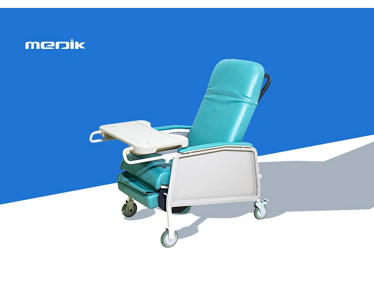 Mobile Medical Hospital Grade Recliner Phlebotomy Chair with Wheels for Patient Room