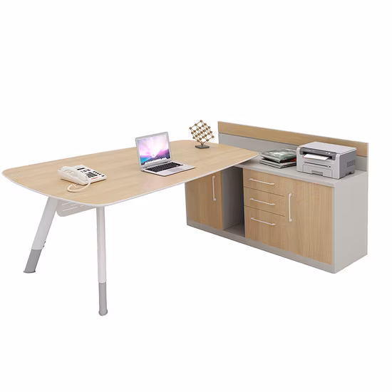 Clinic Furniture Wooden Office Desk for Doctor Office Computer Table