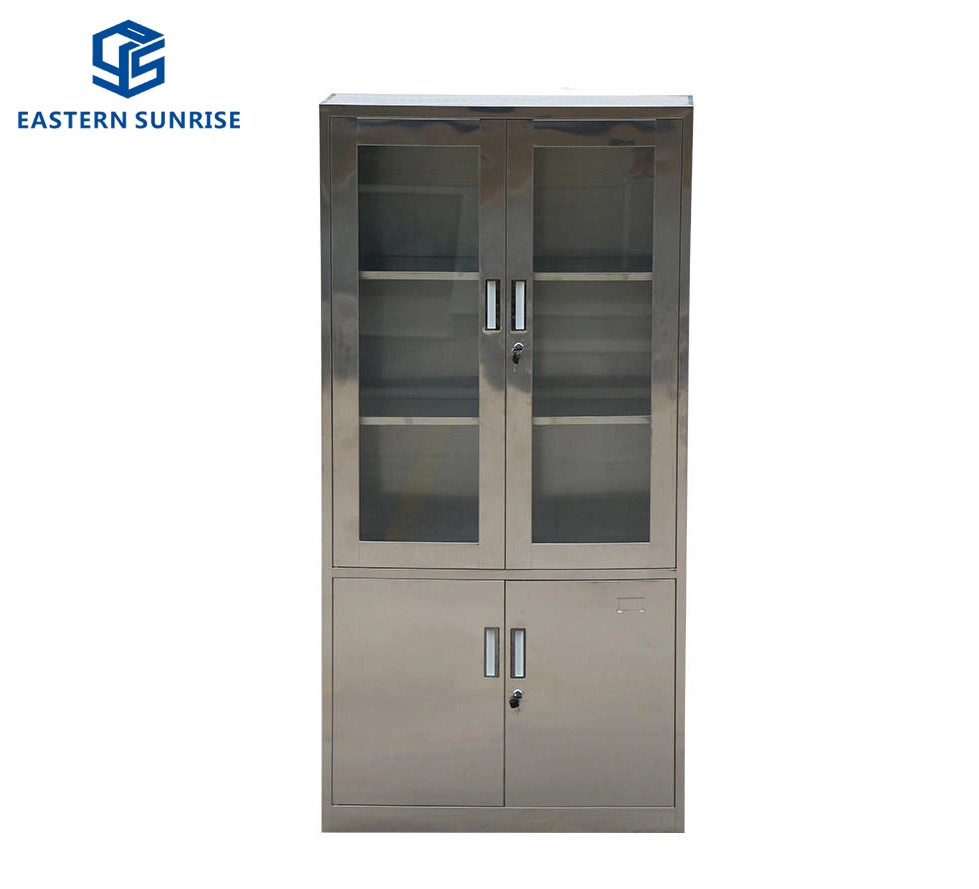 Grade Medical Cupboard Stainless Steel Hospital Cabinet