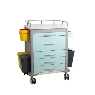 Hospital Equipment Instrument Storage Cart Medical Nursing Trolley