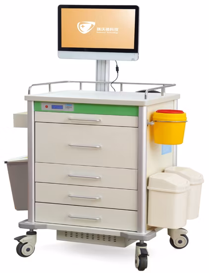 Hospital Equipment Instrument Storage Cart Medical Nursing Trolley