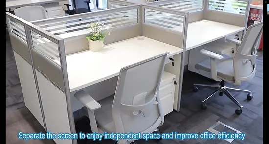 Egrospace Person 2 Design Desk Modern Furniture Partition Work Table High Quality Office Cubicle Workstation 