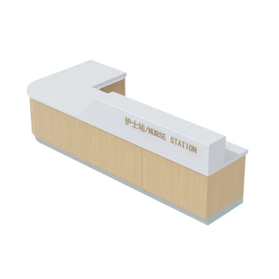 Customized Nurse Station Counter L*250/700*750/1100 Hospital Nurse Station Desk 