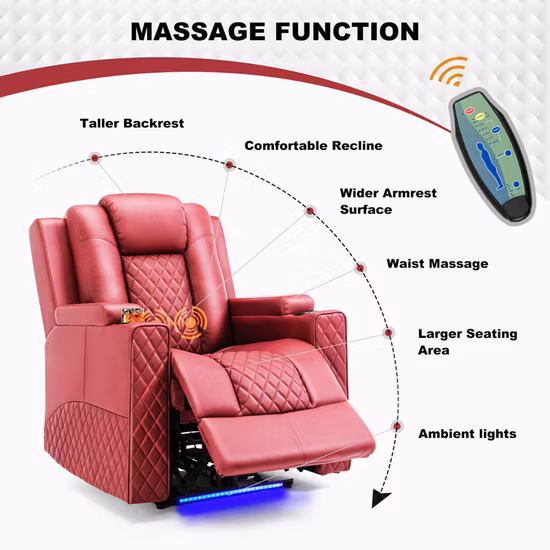 Cy Electric Living Room Sofa Chair Theater Recliner
