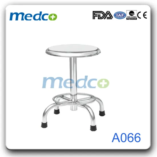Hospital Adjustable Foot Holder Stainless Steel Nurse Dentist Doctor Chair 