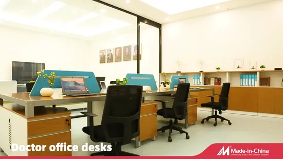 Hospital Furniture Elevation CAD Blocks Wooden Antibacterial Hospital Doctor Office Desk Furniture 
