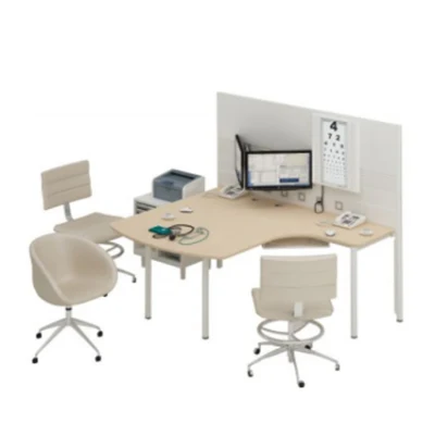 Clinic Furniture Wooden Office Desk for Doctor Office Computer Table