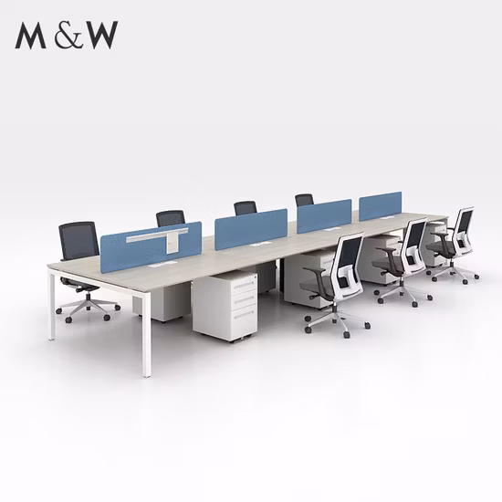 Popular Design Wood Desk Table Specifications Size Set Price 8 Person Workstation Office Workstation