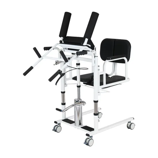 Bedridden Elderly Care Artifact Paralyzed Auxiliary Lift Chair Hydraulic Move Toilet Patient Transport Lift Transfer Chair 