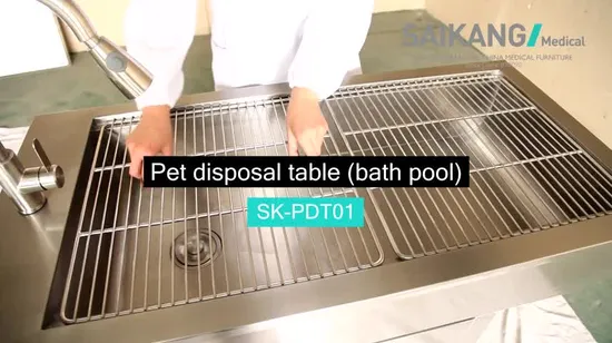 Skh005 Hospital Stainless Steel Medical Storage Instrument Trolley 