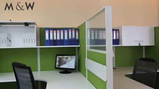 M&W Signature Cubicle Modern Workstation Office Furniture Commercial Furniture Workstation Private Office Partition 